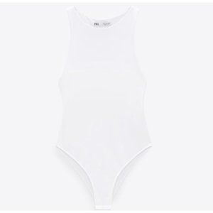 Zara white bodysuit